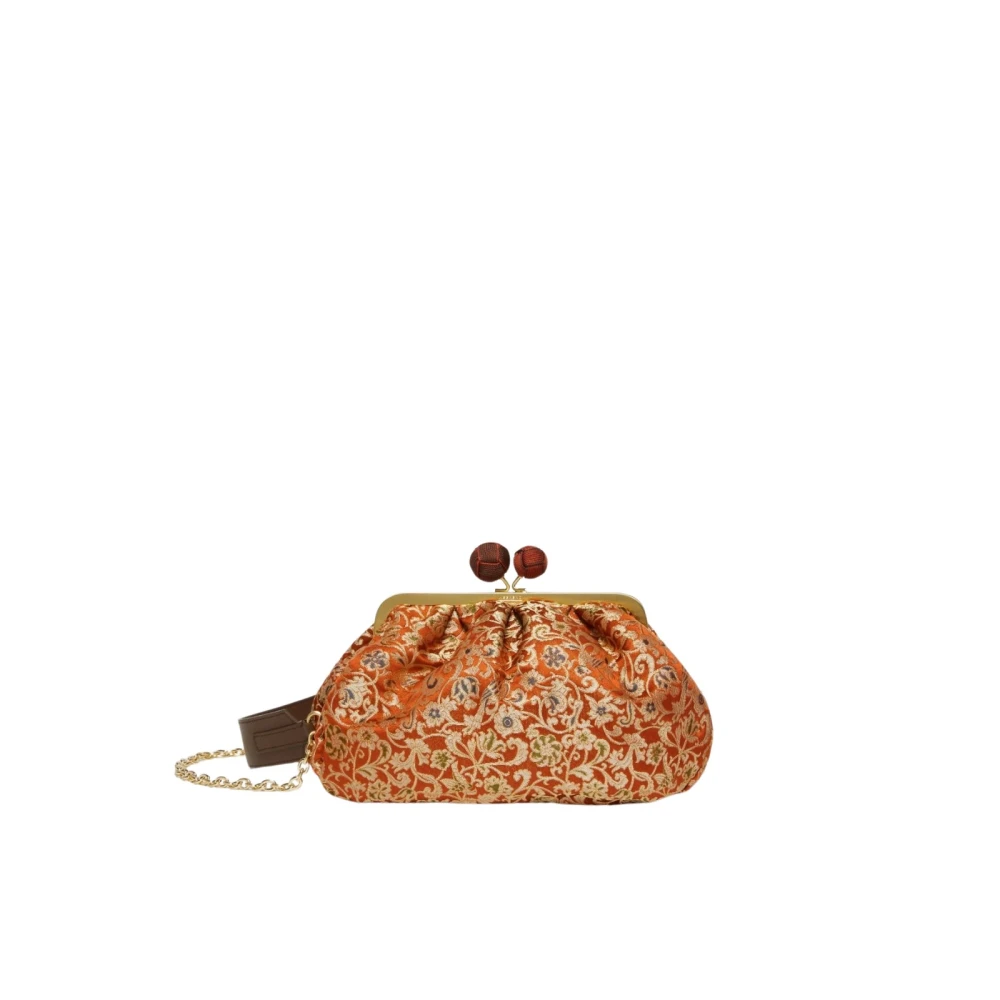 Max Mara Weekend Zijden Pasticcino Schoudertas Brown Dames