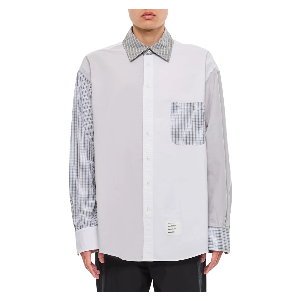 Thom Browne Men's Multicolor Casual Shirts, M, Funmix Shirt