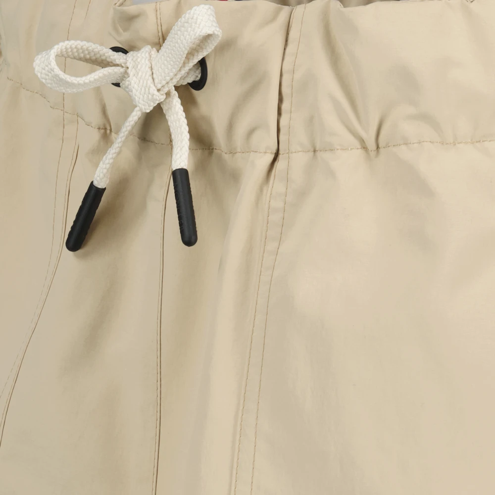 Moncler Beige Technische Shorts Lente-Zomer 2025 Beige Dames