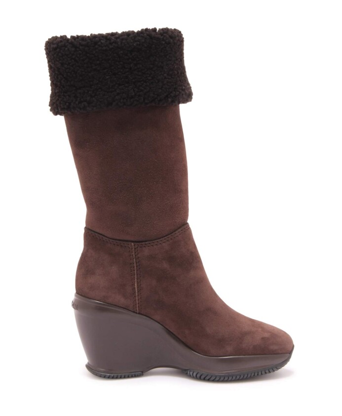 attractive-leather-ankle-boot-in-dark-brown