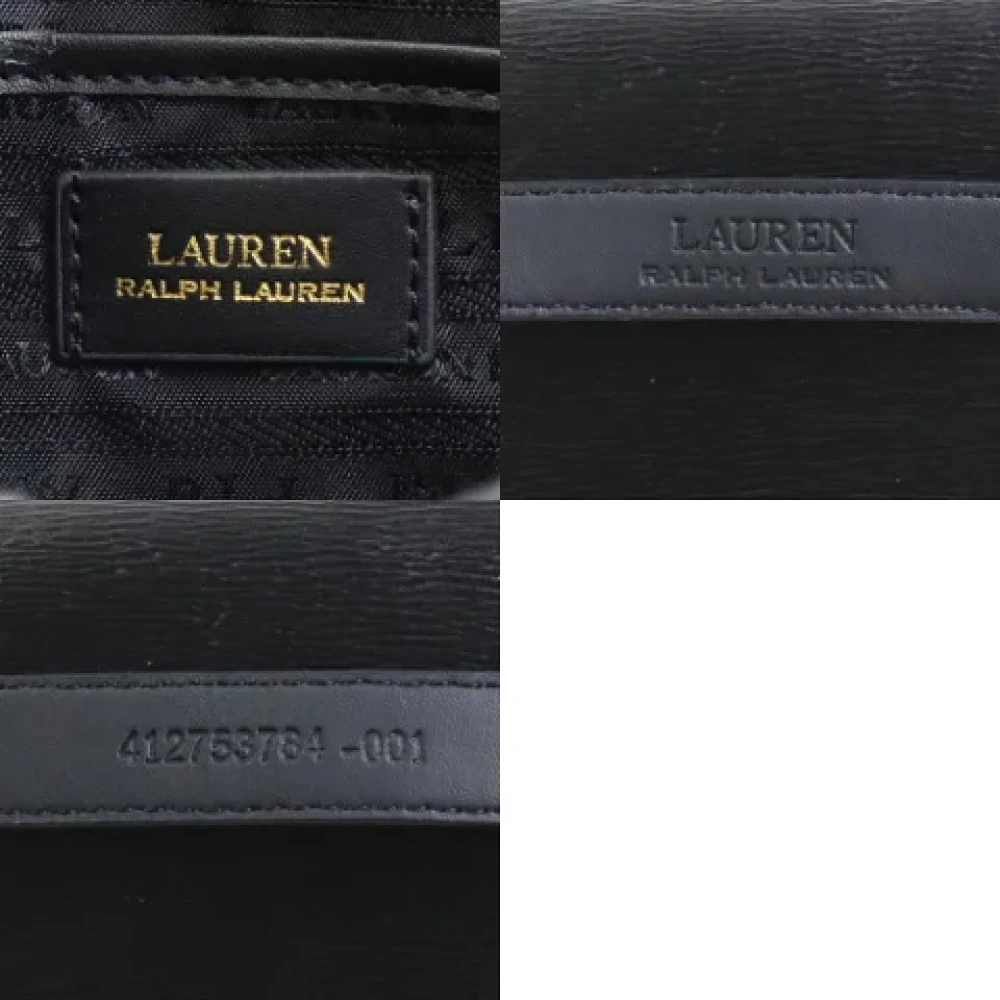 Ralph Lauren Pre-owned Leather crossbody-bags Black Dames