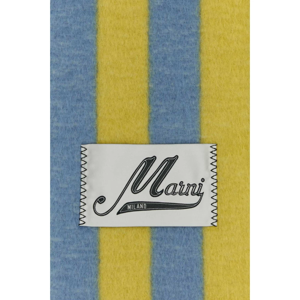 Marni Geborduurde wollen sjaal Multicolor Dames