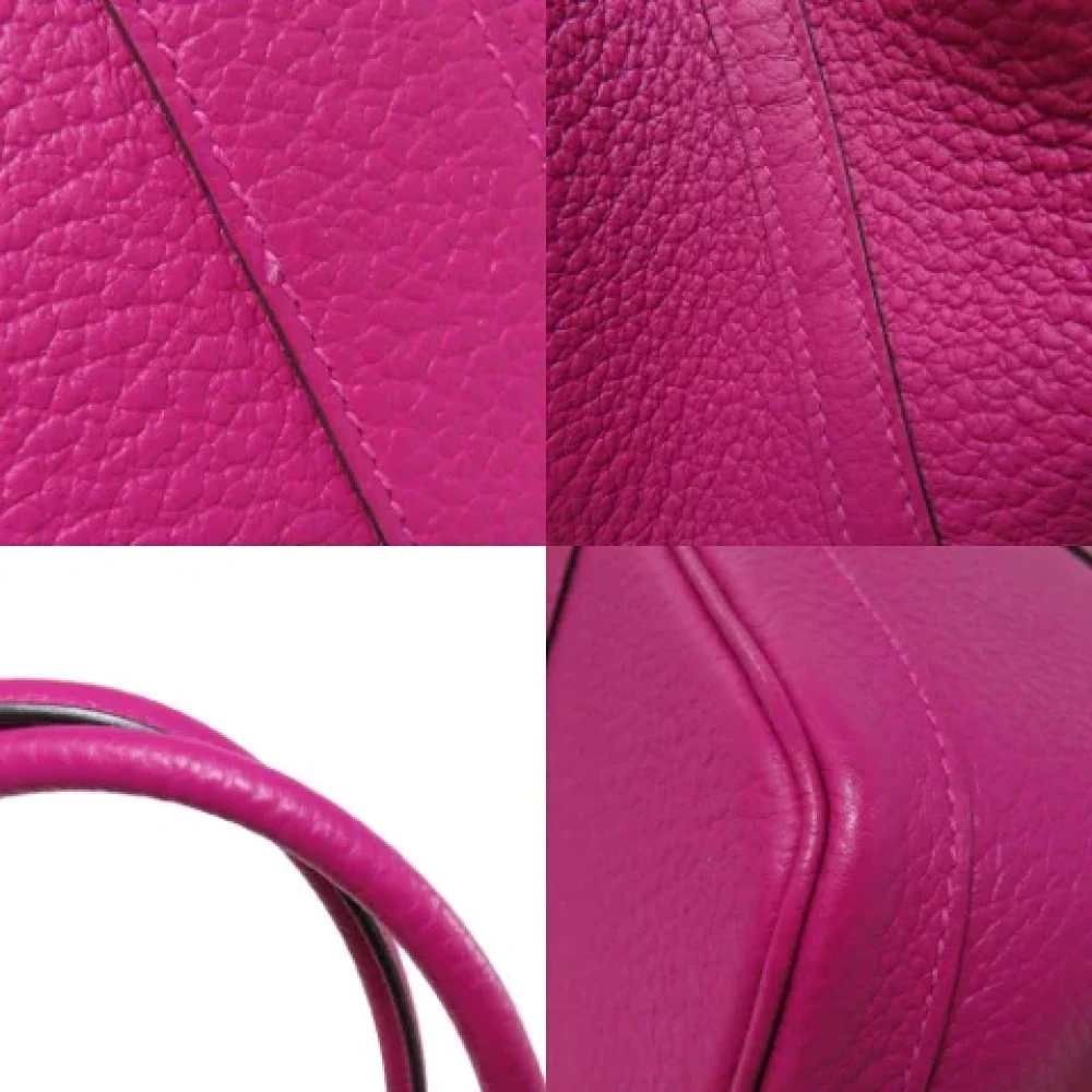 Hermès Vintage Pre-owned Leather handbags Pink Dames