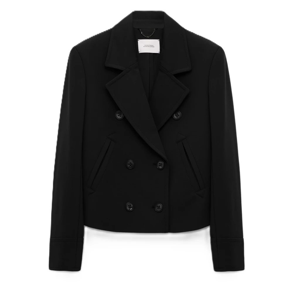 Dorothee schumacher Twisted Lightness Boxy Jacket Black Dames