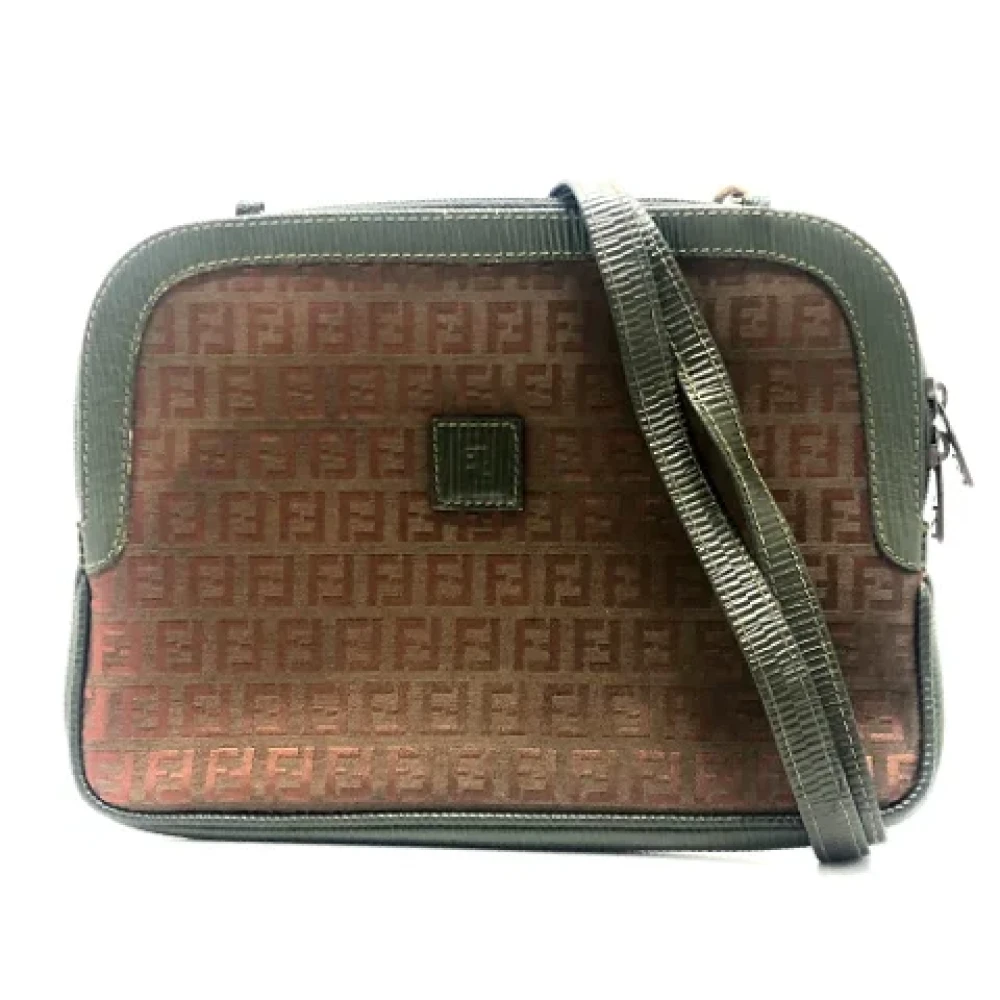 Fendi Vintage Pre-owned Fabric fendi-bags Brown Dames