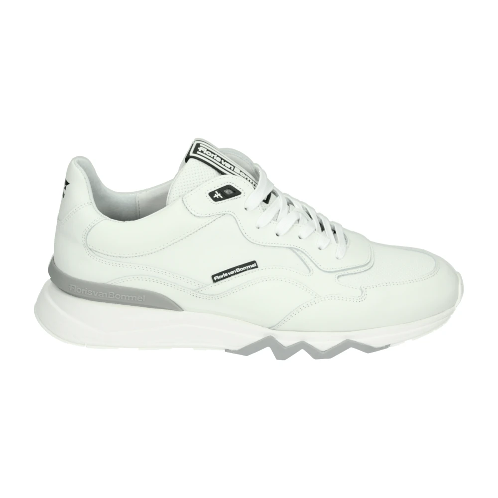 Floris van Bommel Casual witte leren schoenen Heren Schoenen
