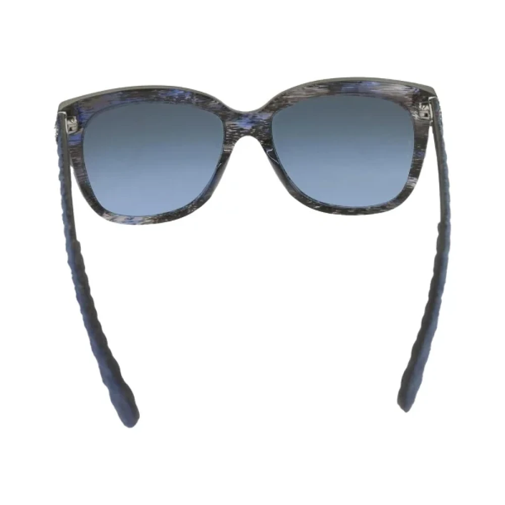 Chanel Vintage Pre-owned Plastic sunglasses Blue Dames