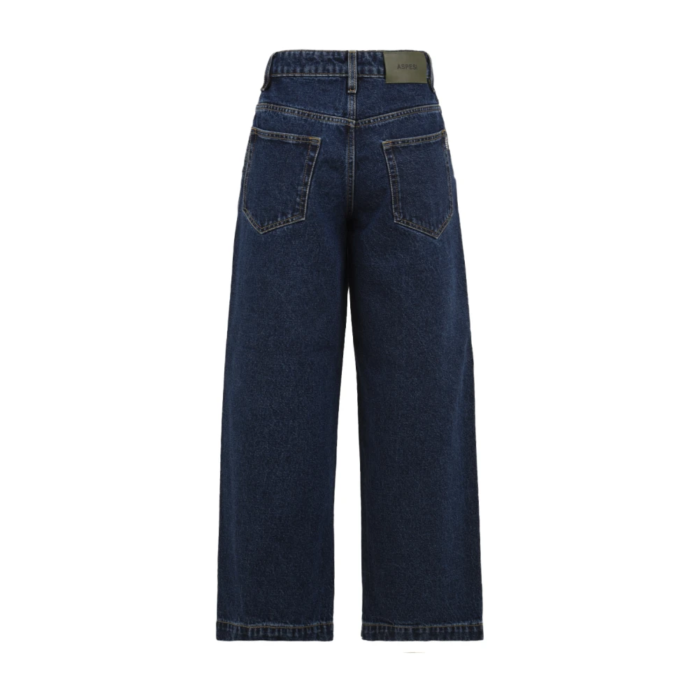 Aspesi Denim Broek Blue Dames