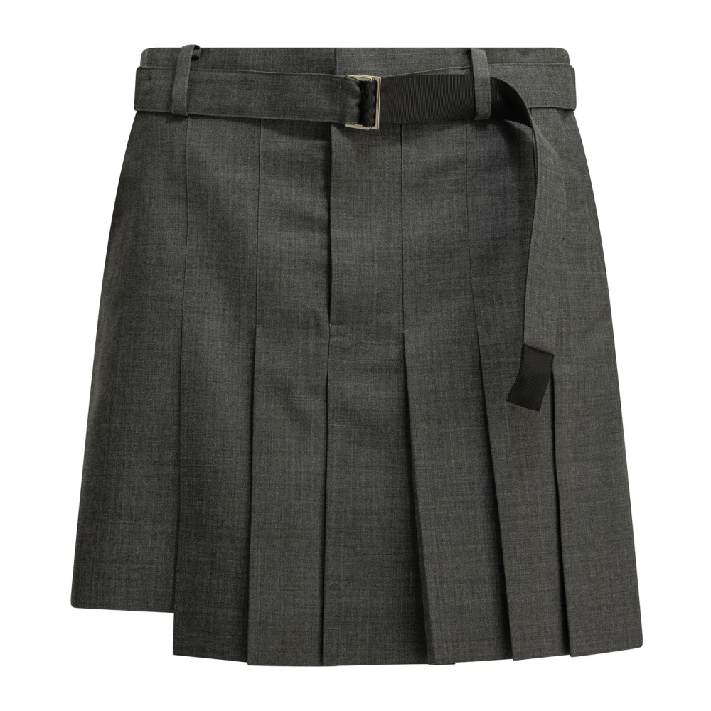 Sacai Donna Grigio Gonne, M, New,