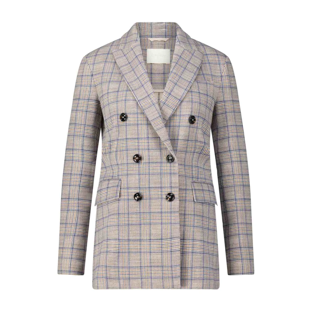 Circolo 1901 Geruite Blazer met Warme Voering Multicolor Dames