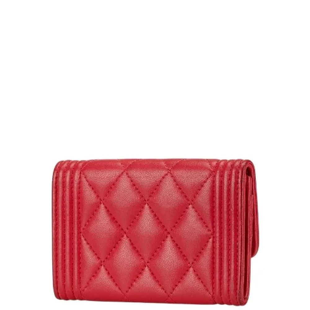 Chanel Vintage Pre-owned Leather wallets Pink Dames