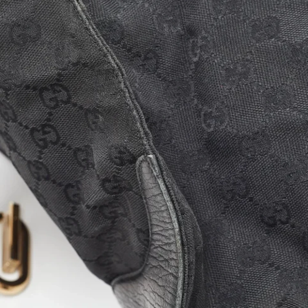 Gucci Vintage Pre-owned Canvas gucci-bags Black Dames