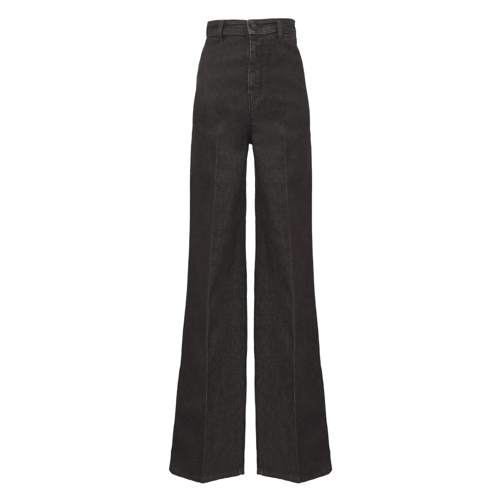 Max Mara Zwarte Boyfriend Style Jeans Gray Dames