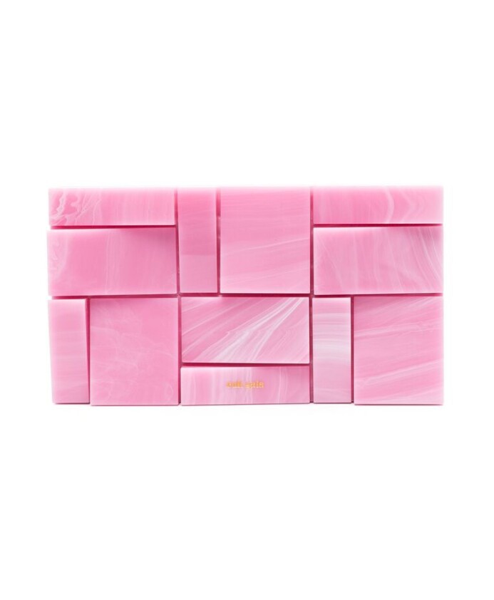 fuchsia-roze-foldover-clutch-tas