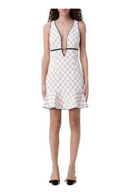 yellow-geometric-mini-dress