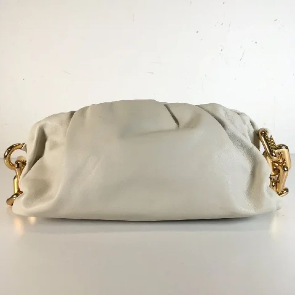 Bottega Veneta Vintage Pre-owned Leather shoulder-bags White Dames