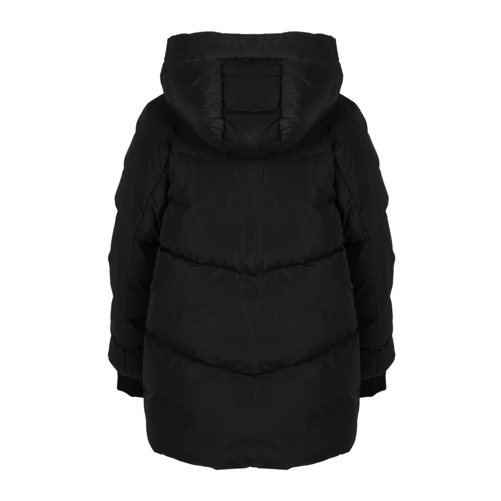 Geox Klassieke Hoodie Jas Black Dames
