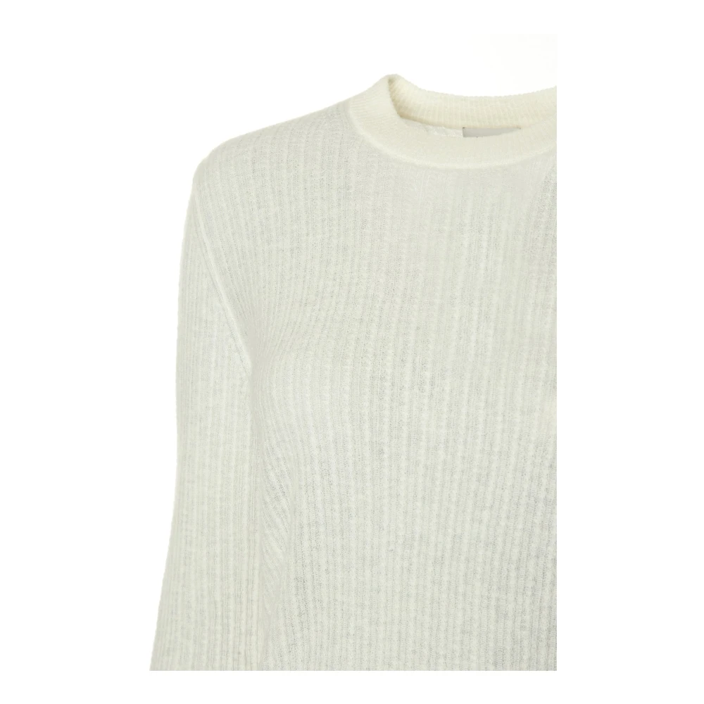 drykorn Alpaca Mix Gebreide Trui White Dames