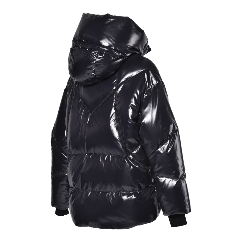 Baldinini Donzen jack in zwart nylon Black Dames