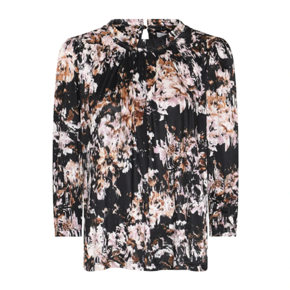IN Front Multicolor Grazia Blouse 3 4 Mouwen Multicolor Dames