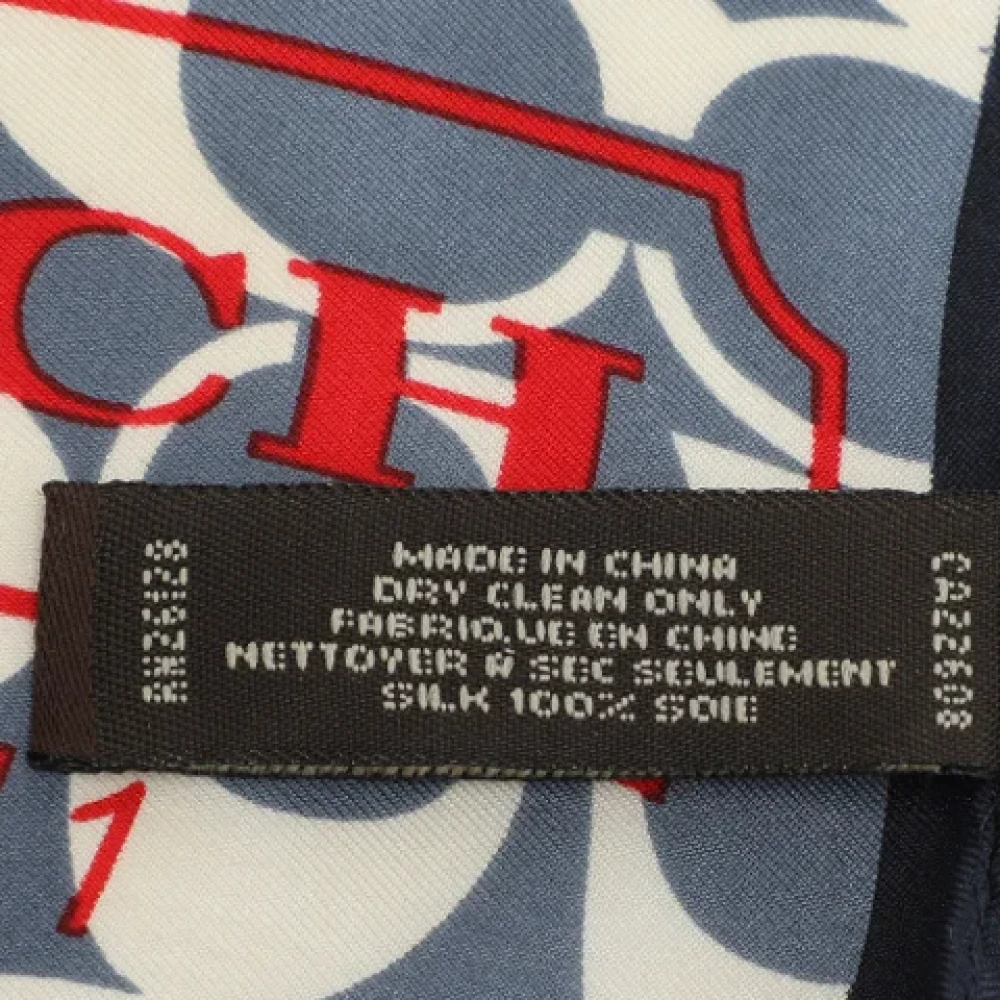 Coach Pre-owned Silk scarves Multicolor Dames
