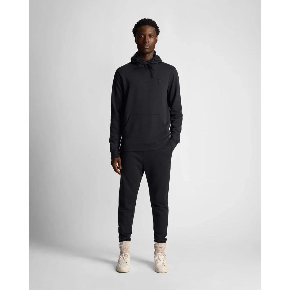 Lyle & Scott Tonal Eagle Skinny Sweatpant Black Heren