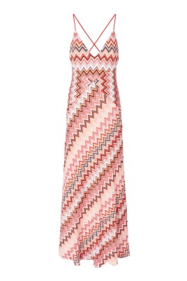 robe-beige-patchwork-col-en-v