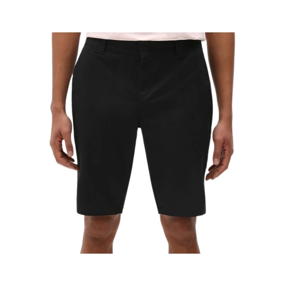 Dickies Svarta Slim Fit Casual Shorts Black, Herr