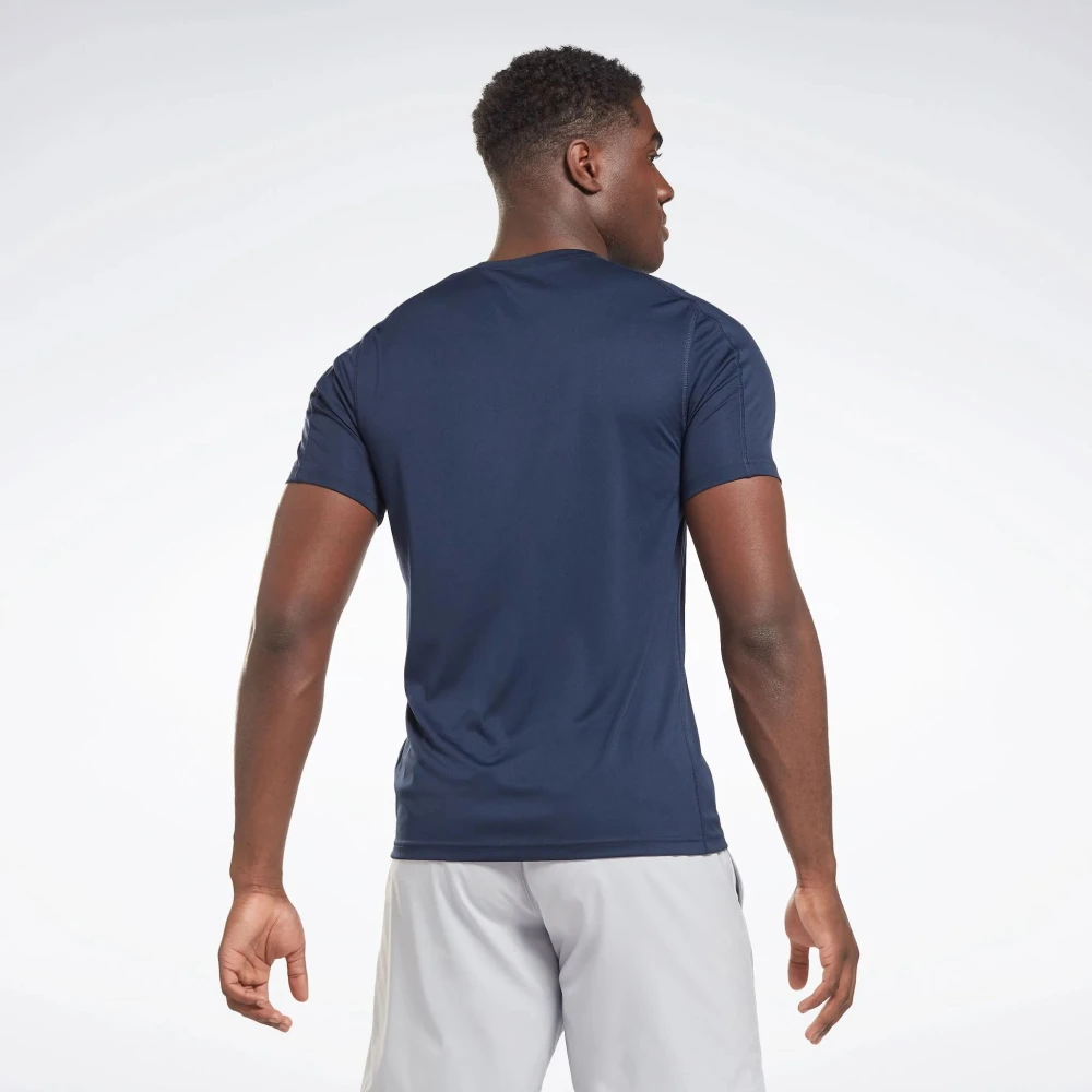 Reebok Prestatie Tech Tee Blue Heren