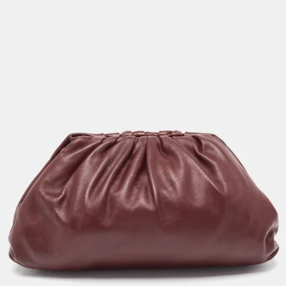 Bottega Veneta Vintage Pre-owned Leather pouches Red Dames