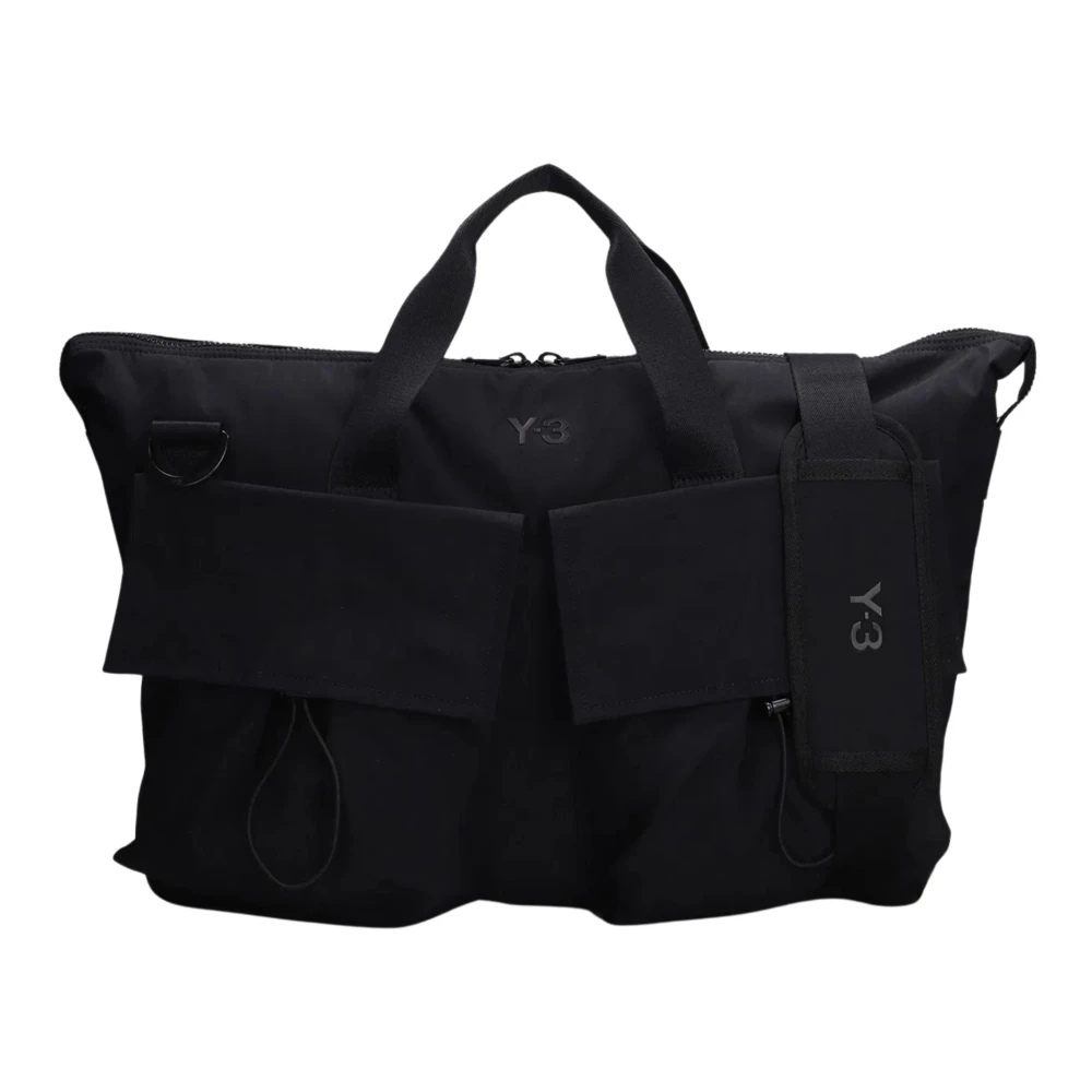 Y-3 Black Tote Bag - Male - Shopping Bags - One Size - Bags