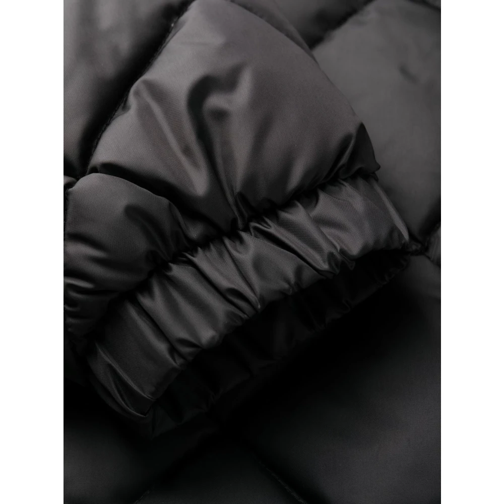 ETRO Casual Zwarte Jas Polyester Elastaan Nylon Black Dames