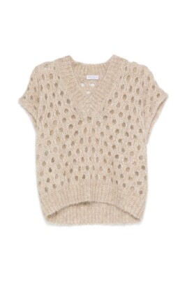 pull-sans-manches-beige-col-en-v-tricot-ouvert