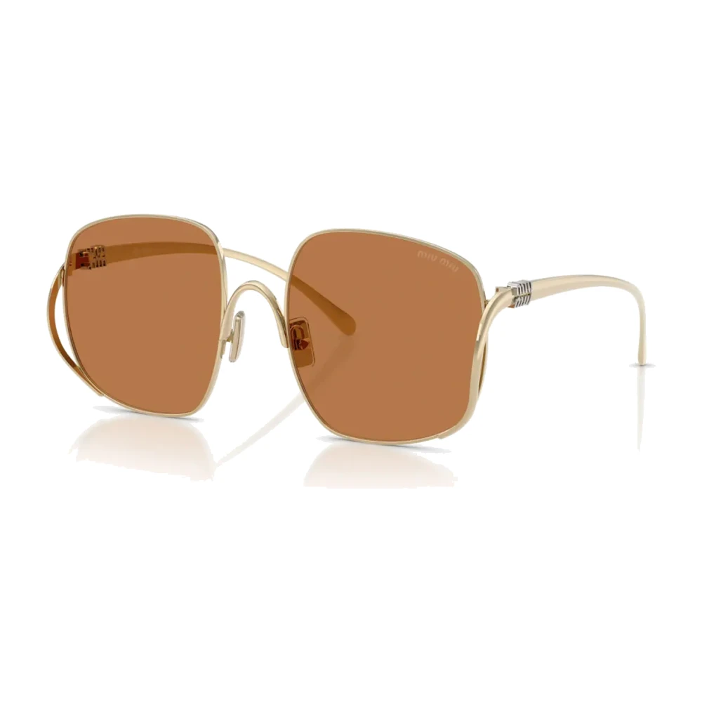 Miu Miu Women's Yellow Sunglasses, 57 Mm, Mua57s Zvn90q Sunglasses