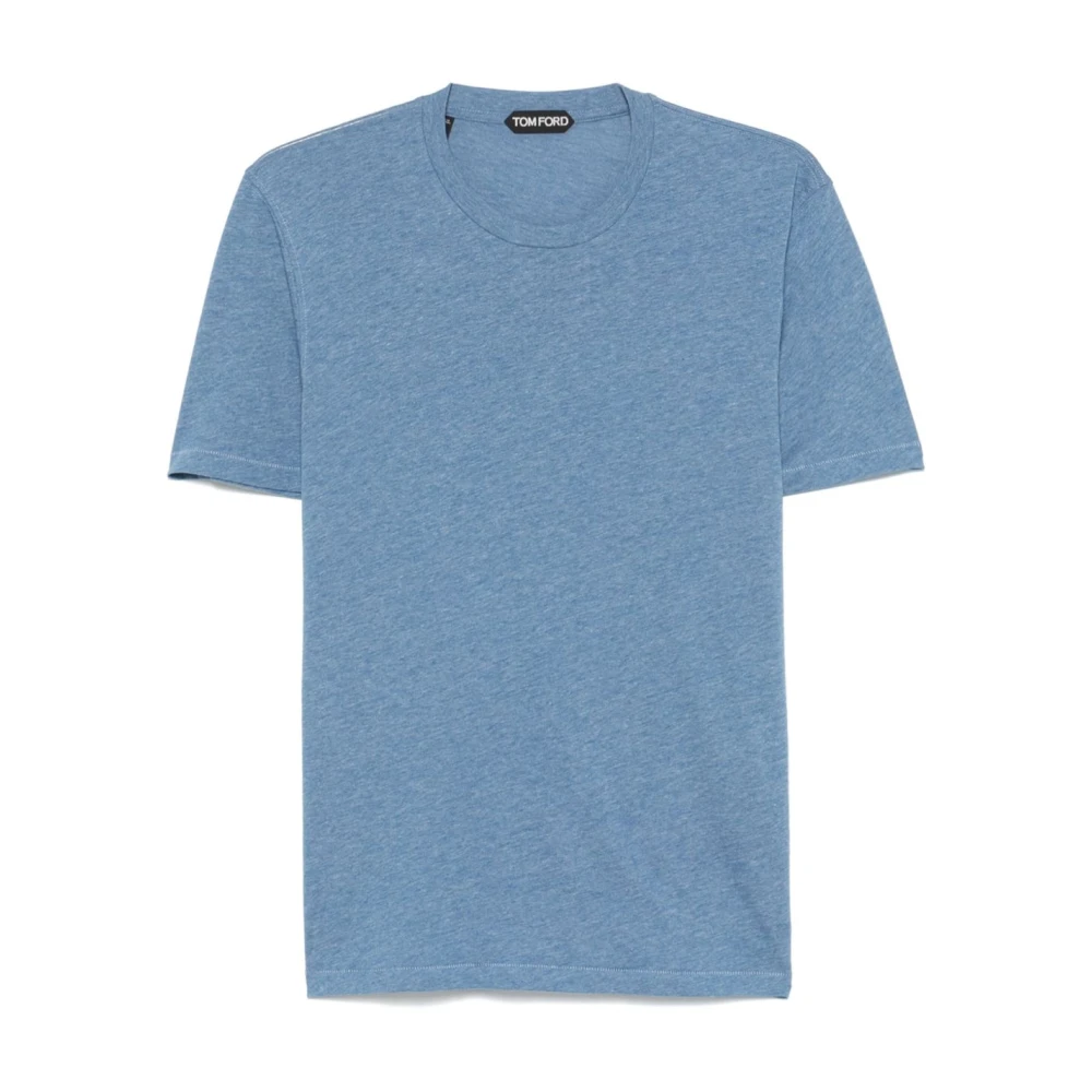 Tom Ford Heldere Blauwe T-shirts en Polo's Blue Heren