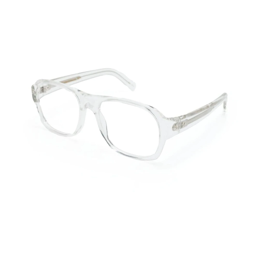 Moscot Unisex Gray Glasses, 57 Mm, Shvitz Opt Crystal Optical Frame