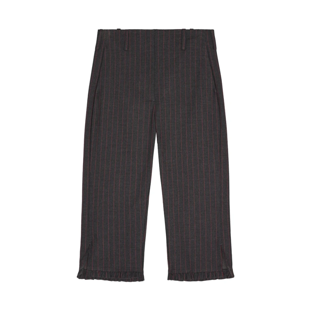Trousers > Cropped Trousers - - Ganni - Modalova