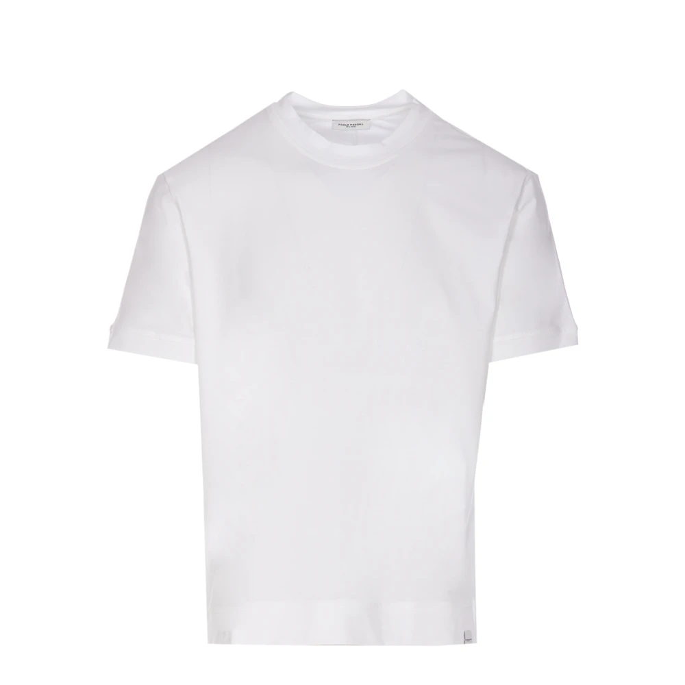 Paolo Pecora Witte T-shirts en Polos White Heren
