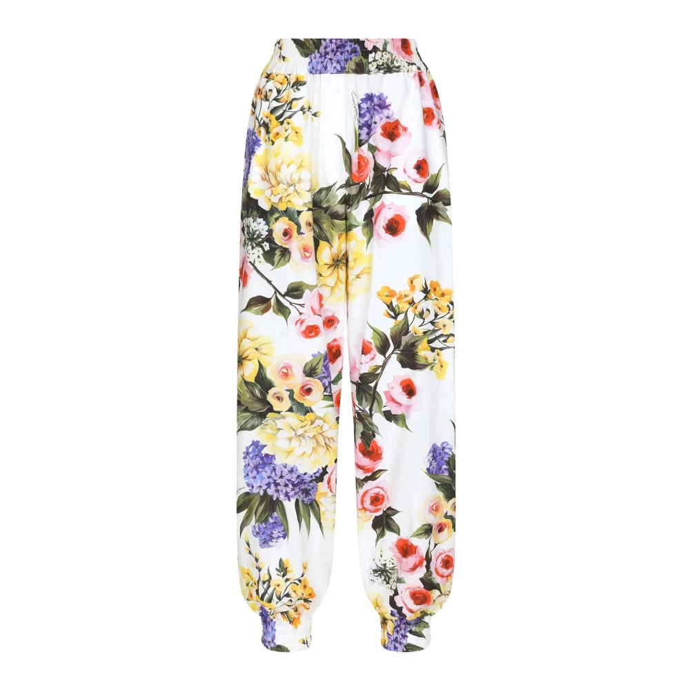 Dolce & Gabbana Bloemenprint broek Multicolor Dames