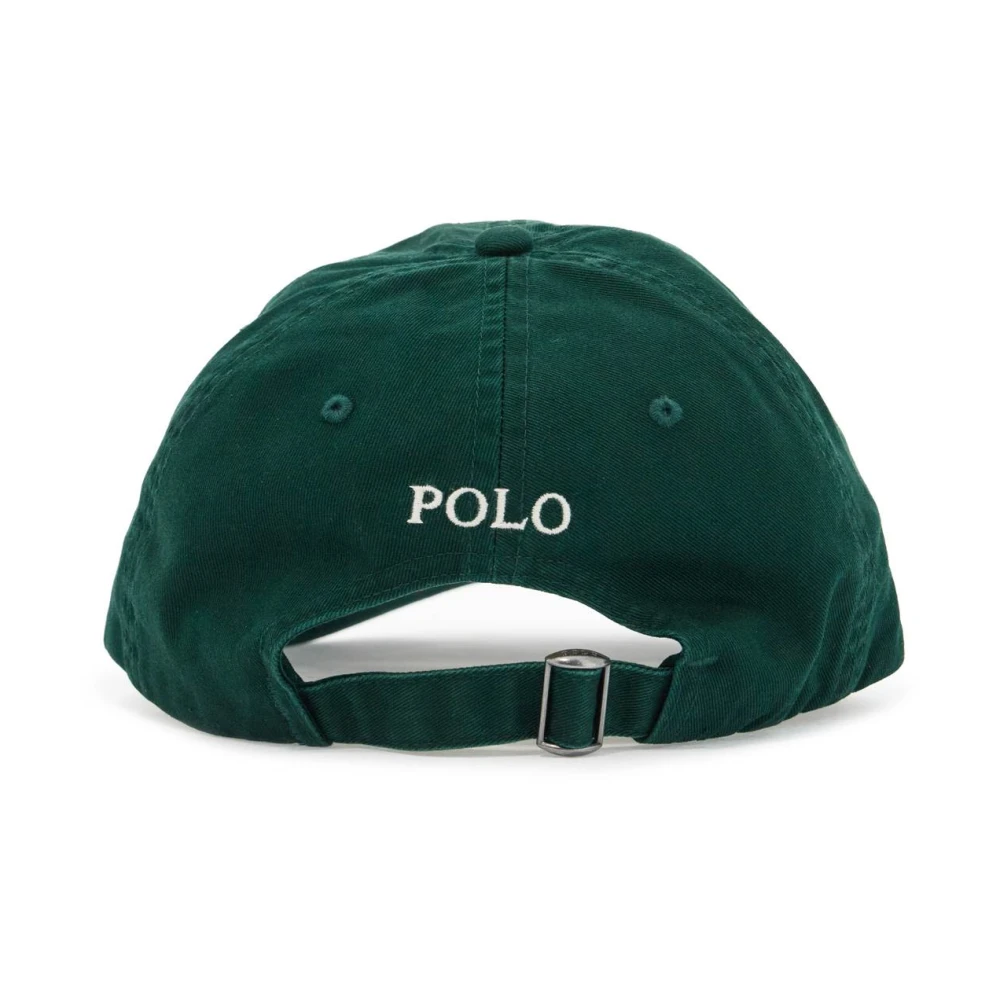 Polo Ralph Lauren Baseball Cap met geborduurd ponylogo Green Dames