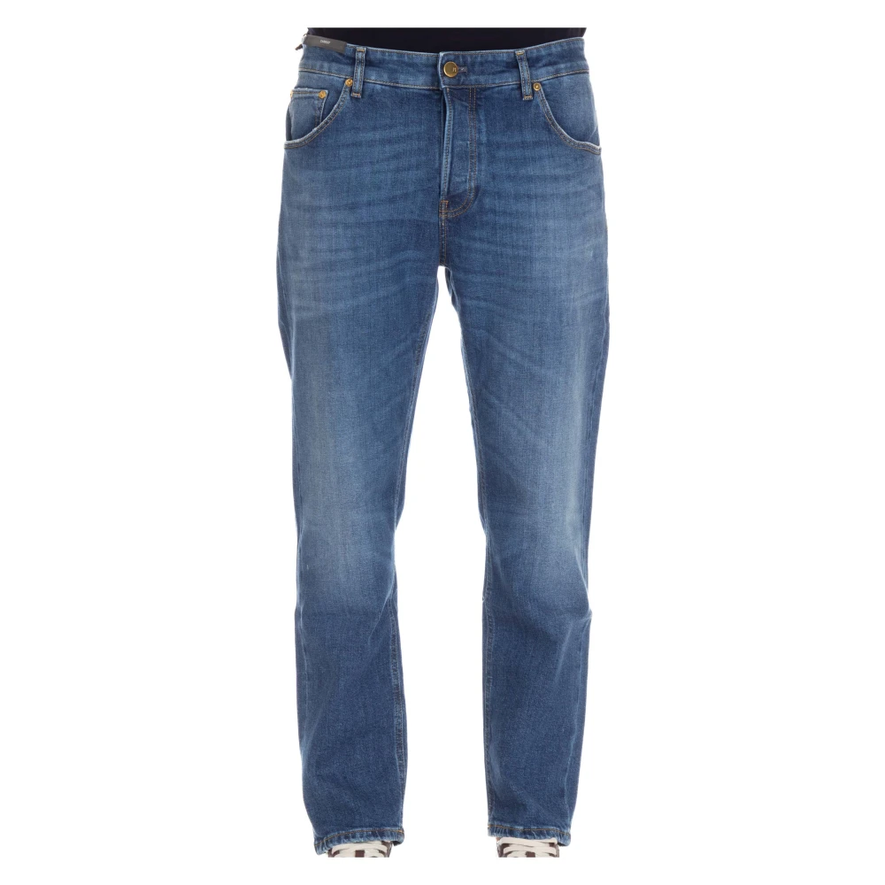 PT Torino Carrot Fit Denim Jeans Blue Heren