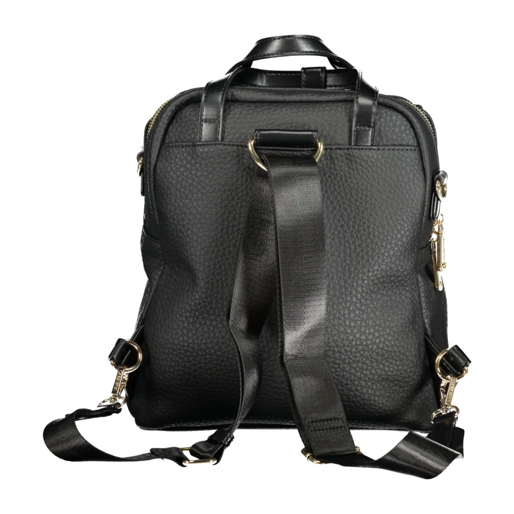 Valentino by Mario Valentino Omkeerbare rugzak met contrastdetails Black Dames