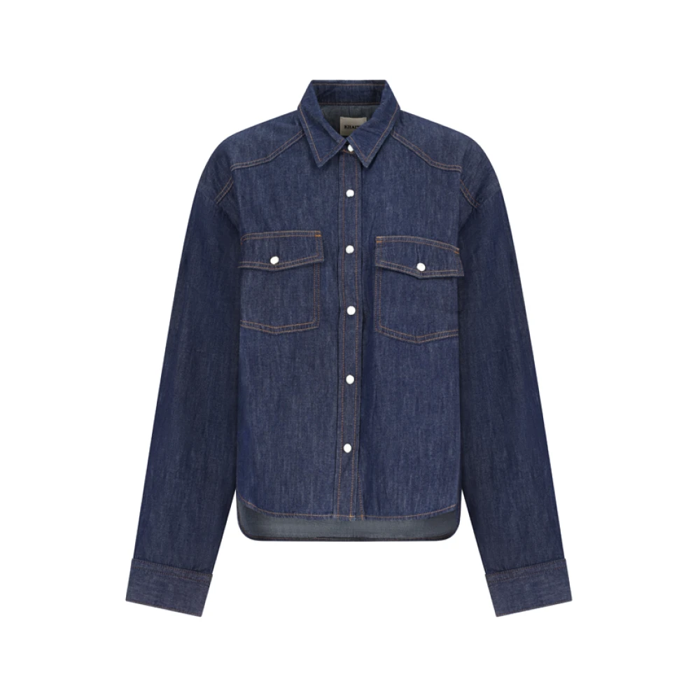 Khaite Women's Blue Grenon Top - Shirts - Xs - Blouses & Shirts