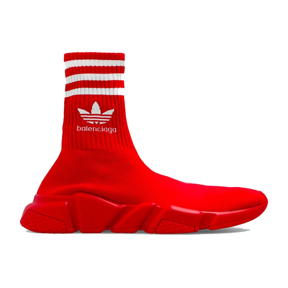 Balenciaga Adidas Speed 2.0 Lt Sock Sneakers Red, Herr