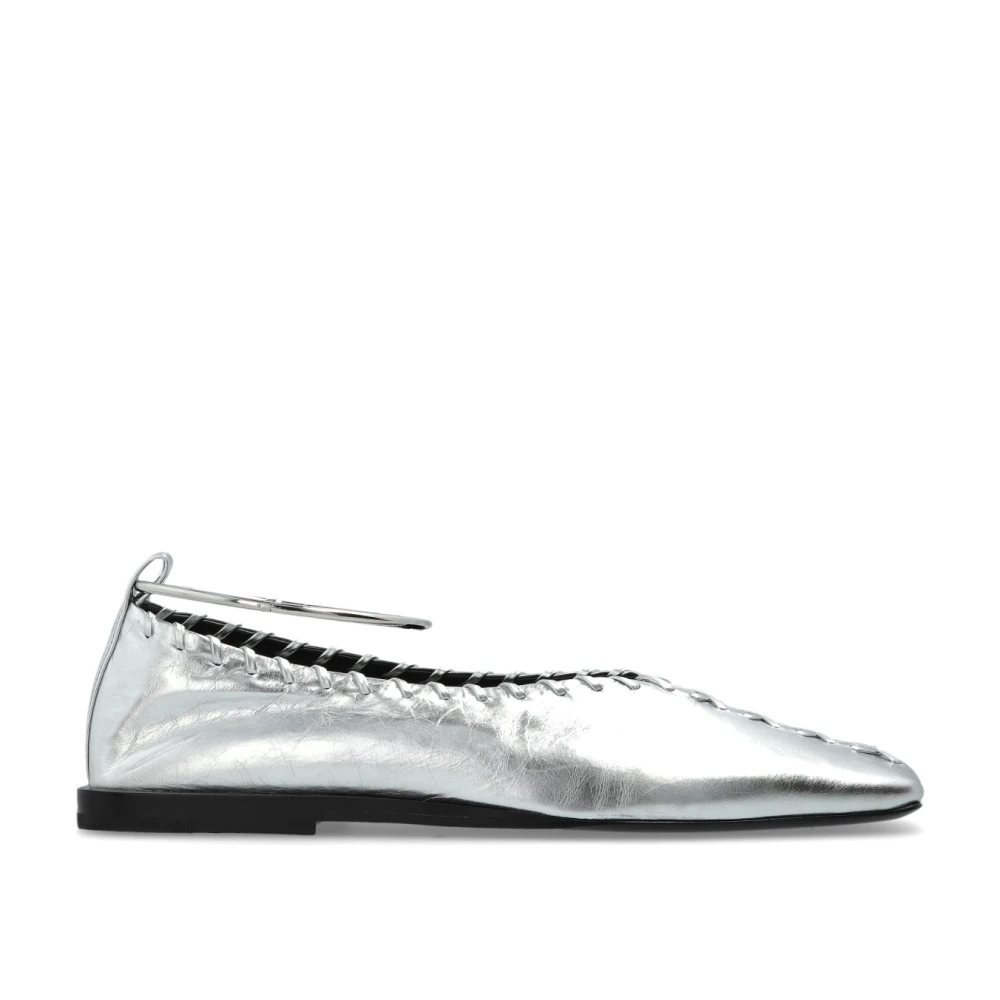 Jil Sander Mujer Gris Zapatos, Talla: 36 Eu