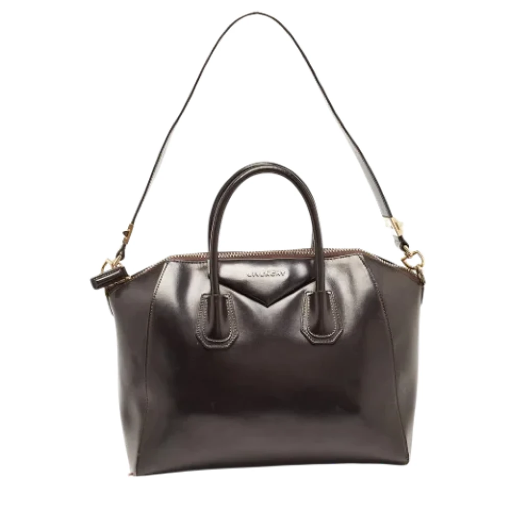 Givenchy Pre-owned Leather shoulder-bags Brown Dames
