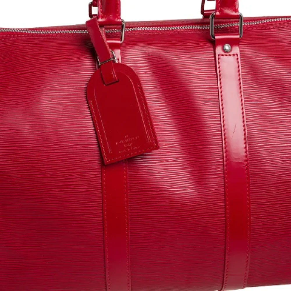 Louis Vuitton Vintage Pre-owned Leather handbags Red Dames