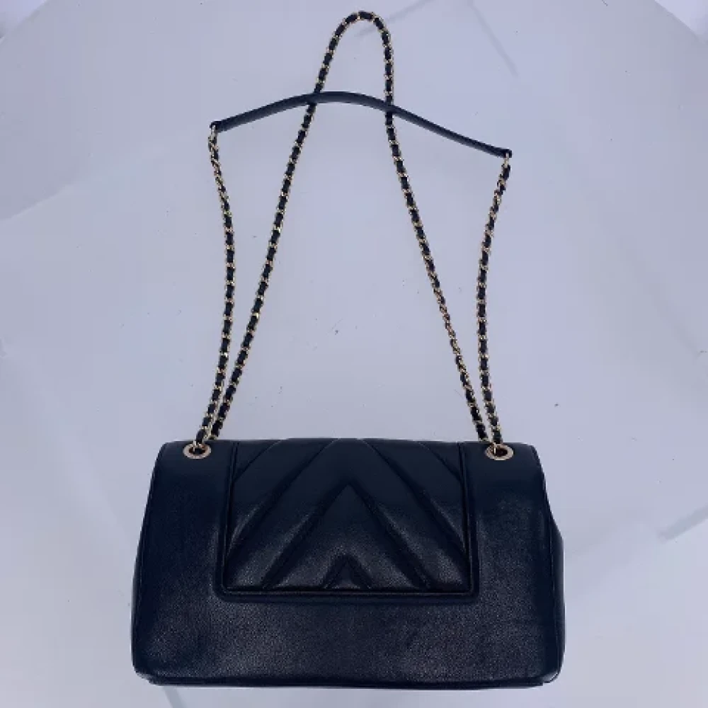 Chanel Vintage Pre-owned Leather chanel-bags Black Dames