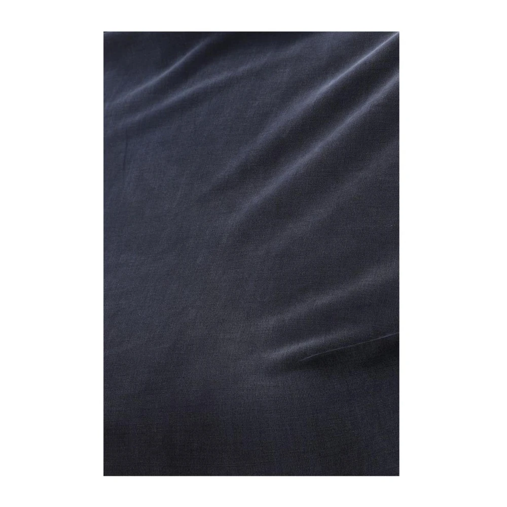 Andamane Monochrome Open Rug Midi Jurk Blue Dames
