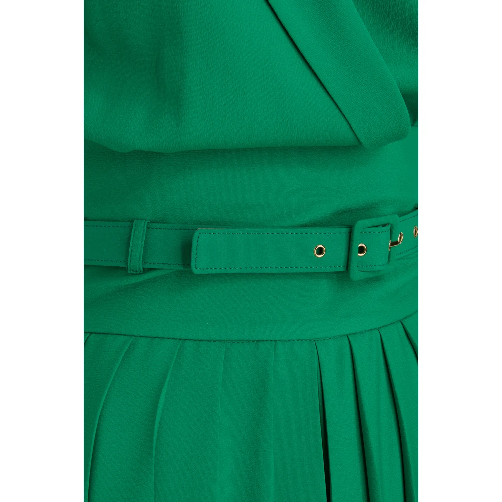 Simona Corsellini Elegante Tute Jurk voor Vrouwen Green Dames